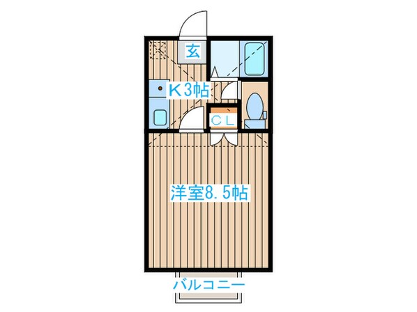 アスコット清水沼の物件間取画像